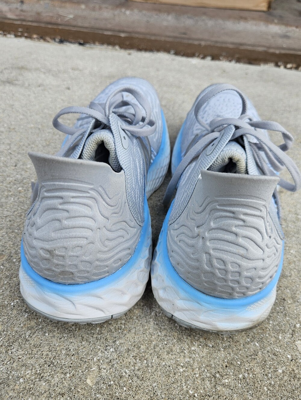 New Balance Fresh FoamX 1080 Women's Running Shoes Light Gray Blue Size 11 US - Picture 6 of 13